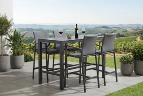 Barset 4 personen  Aluminium Grijs Lifestyle Garden Furniture Brandon