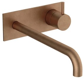 Hotbath Cobber Afbouwdeel - voor wastafelkraan - 25cm uitloop - Living colours - Verouderd Messing CB106EXT25AB