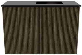 Mondiaz Joya 60cm toiletmeubel shadow met wastafel faye rechts zonder kraangat urban