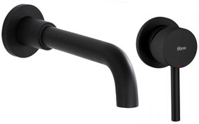 Inbouw wastafelkraan Rea Lungo Long Black + BOX