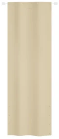 vidaXL Balkonscherm 80x240 cm oxford stof beige