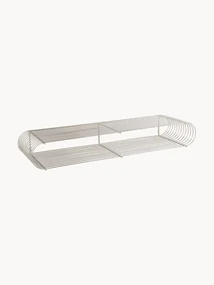 Metalen wandrek Curva, B 80 cm