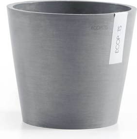Ecopots bloempot Amsterdam 20 + waterreservoir - Rond - Blue Grey - Diameter 20 x H17,1 cm