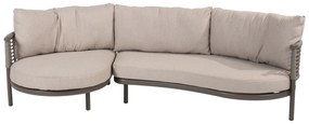 Showroommodel Puglia organic chaise longue loungeset 2 delig terre Taste 4SO