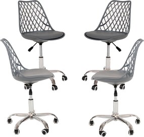 Pak 4 Mima-bureaustoelen in