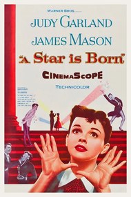 Kunstreproductie A Star is Born / Judy Garland (Retro Movie)