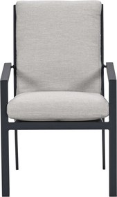 Garden Impressions Senja tuinset 5-delig sandstone - Tulli tuintafel 180x115 cm - light teak vironwood