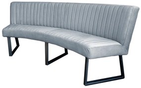 Eetkamerbank - Hengelo - stof Element lichtblauw 16 - geschikt voor ovale tafel 200 cm