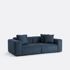 3-zitsbank van fijn ribfluweel, LIORA