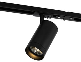 Modern railsysteem met 5 Spot / Opbouwspot / Plafondspots zwart 1-fase GU10 70mm - Iconic Jeana Luxe Modern GU10 Binnenverlichting Lamp