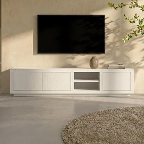 Eleonora Helsinki Tv-meubel Taupe Eiken 200 Cm - 200x42x45cm.