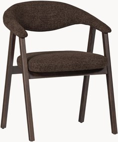 Gestoffeerde eetkamerstoelen Avar van berkenhout, 2-delig