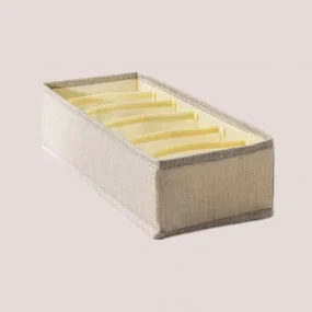 Textiel Organizer 35x15 Cm Minsk Beige - Sklum