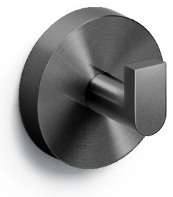 Clou Flat handdoekhaakjes gunmetal geborsteld PVD - set van 2