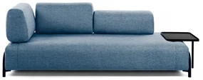 Kave Home Compo Design 3-zits Bank Met Tafeltje Blauw