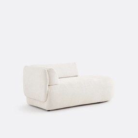 Longchair, rechts, dik fluweel, Méridiano