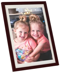 vidaXL Fotolijsten 3 st voor wand 40x50 cm donkerrood