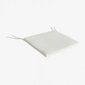 Hoog Kruk Kussen Van Polyester Elton Gardenia Wit - Sklum