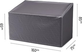 Platinum Aerocover tuinbankhoes - Ademende hoes voor tuinbanken tot 160cm