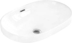 Mexen Viki inbouw wastafel 61 x 40 cm, wit - 25356100