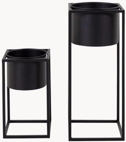 Plantenpotten Marla met frame, 2-delig