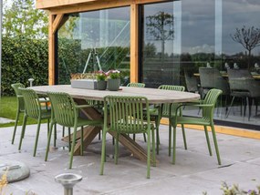 + 10% kassakorting | Tuin eettafel ROUGH | Ovaal | Tuintafel Teakhout | 280x130cm | 8 personen | Kees Smit Tuinmeubelen