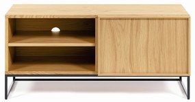 Kave Home Taiana Tv-meubel Eiken Met Metalen Frame - 112x42x51cm.