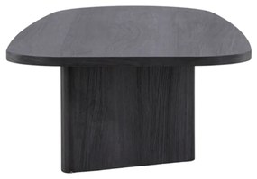 Organische Salontafel Zwart - 65 X 130cm.