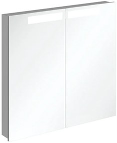 Villeroy & Boch My View In inbouw spiegelkast met LED verlichting 3 voudig dimbaar met 2 deuren 80.1x74.7x10.7cm A4358000