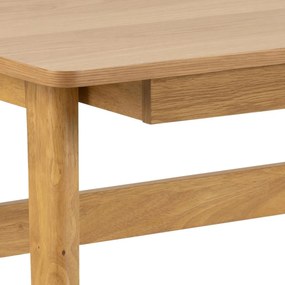 Klein Bureau Eiken Hout 120 Cm - 120 X 60cm.