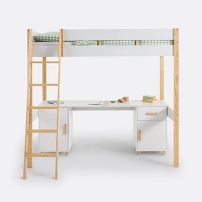 Mezzanine bed met bureau, Stoki