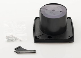 Cata UC-10 TH badkamer ventilator met timer en vochtigheidssensor 8W Ø100mm zwart mat