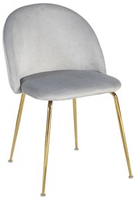 Gouden Dalnia Stoel Fluweel