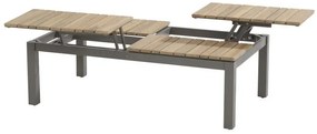 4 Seasons Outdoor | Forio coffee table 120x75x40 cm smoke grey  Loungetafel    houtkleur weerbestendig