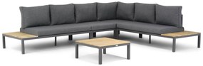 Loungeset 5 personen Aluminium Grijs Lifestyle Garden Furniture Palm Beach