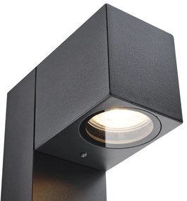 Moderne staande buitenlamp zwart 65cm met stopcontact IP44 - Baleno Modern GU10 IP44 Buitenverlichting