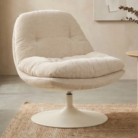 Draaibaar Fauteuil Beige