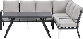 Garden Impressions Senja lounge dining set 3-delig rechts - sandstone