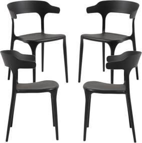 Set 4 Teul Stoelen