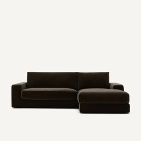 Hoekbank in fluweel, Skander