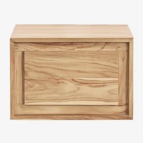 Jabari Zwevend Badkamermeubelset 60x45 Cm In Teakhout Licht Teakhout & Zonder Wastafel - Sklum