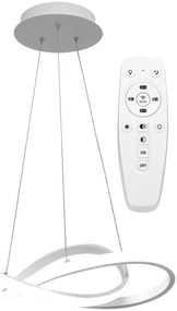 Hangring Plafondlamp Modern LED Afstandsbediening APP392-CP Wit