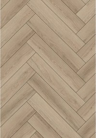 Mexen Palmdale  vinyl paneel visgraat 570 x 95 mm LVT Dryback 2,5 mm, PVC onderlaag, 4 V-groef, Eik - F1480-0570-095-255-4V1-01
