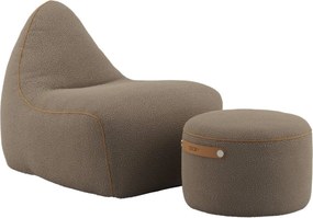 Sackit Stoel & Pouf Indoor - Teddy Brown