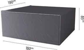 Platinum Aerocover tuinsethoes - Ademende hoes voor tuinset met rechthoekige tafels van 160 tot 180cm (inclusief stoelen)