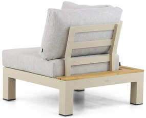 Loungeset 6 personen Aluminium/Teak Taupe Lifestyle Garden Furniture Vittoria