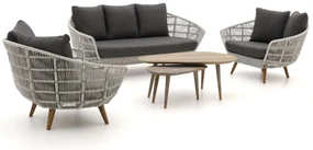 Intenso Stila/ROUGH-K stoel-bank loungeset 5-delig