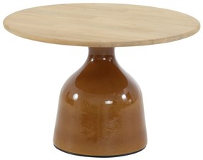 June lounge tuintafel hoogglans keramiek caramel 60xH40 cm 4 Seasons Outdoor