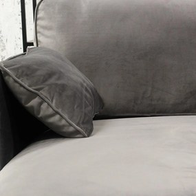 Dimehouse | Hoekbank Peppin 3-zits velvet zithoogte 46 cmzitdiepte 59 cmhoogte 85 cmdikte groen zitbanken velvet banken | NADUVI outlet