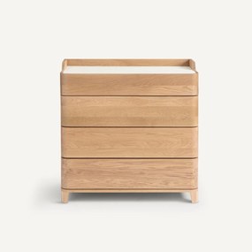 Ladekast in massief eik, Junius design E. Gallina